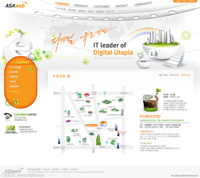 网站设计图__韩文模板_ web界面设计_设计图库